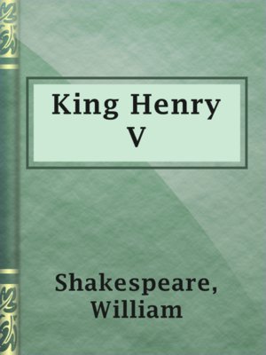cover image of King Henry V